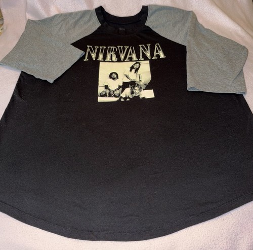 Nirvana black gray graphic - black/gray,