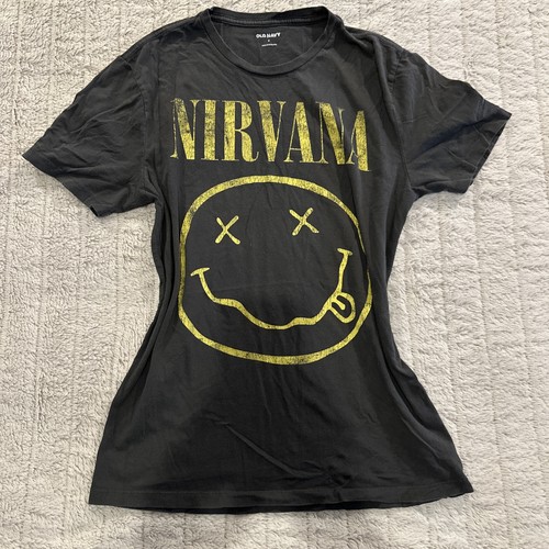 Nirvana smiley old navy - navy, brand