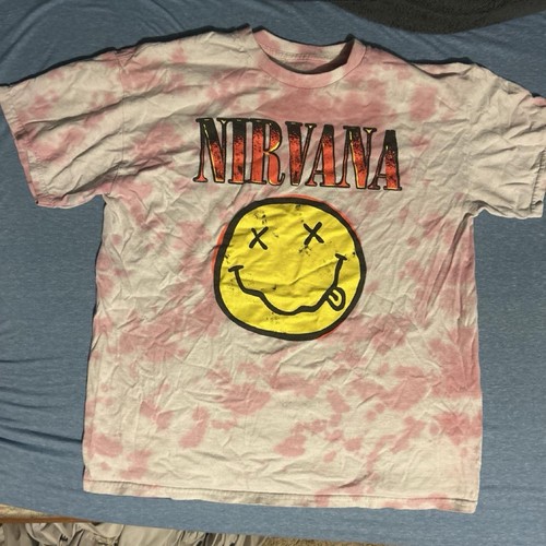 Nirvana tie dye - tie-dye, smiley