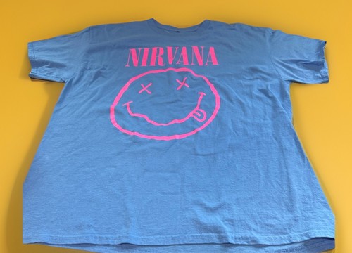Men nirvana blue with pink - nirvana,