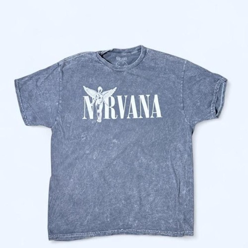 Nirvana grey shirt - nirvana, t-shirt